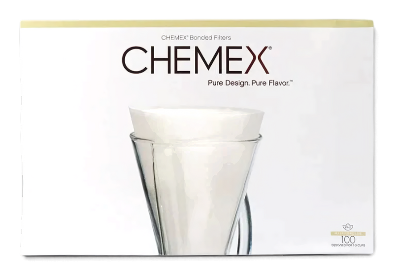 Chemex Paper Filters Unfolded 3-cup