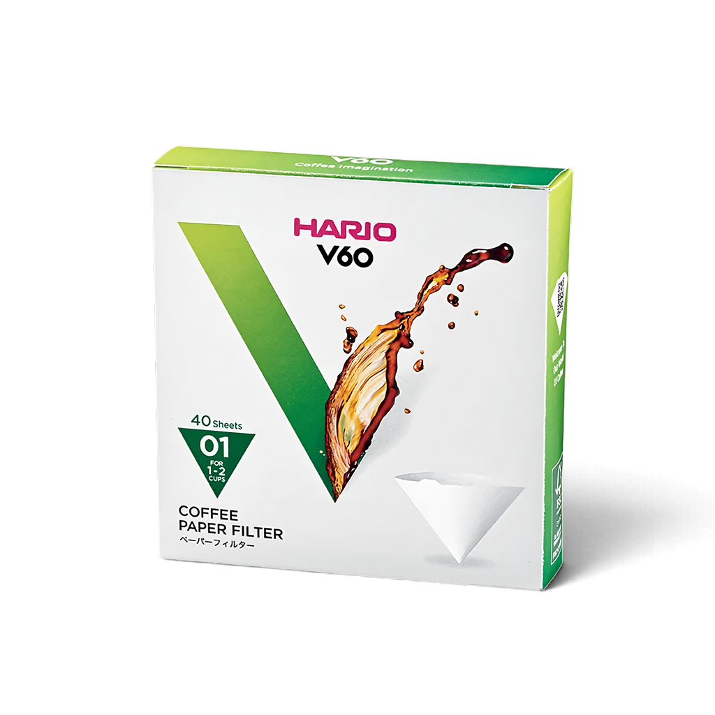 Hario V60 Size 01 Coffee Paper Filters Box